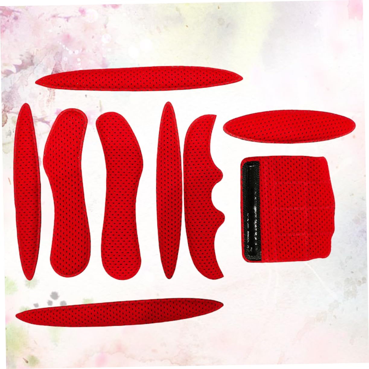 BRIGHTFUFU Riding Helmet Buffering Mat Heat Moisture Wicking Non-Slip Helmet Pad Ergonomic Design