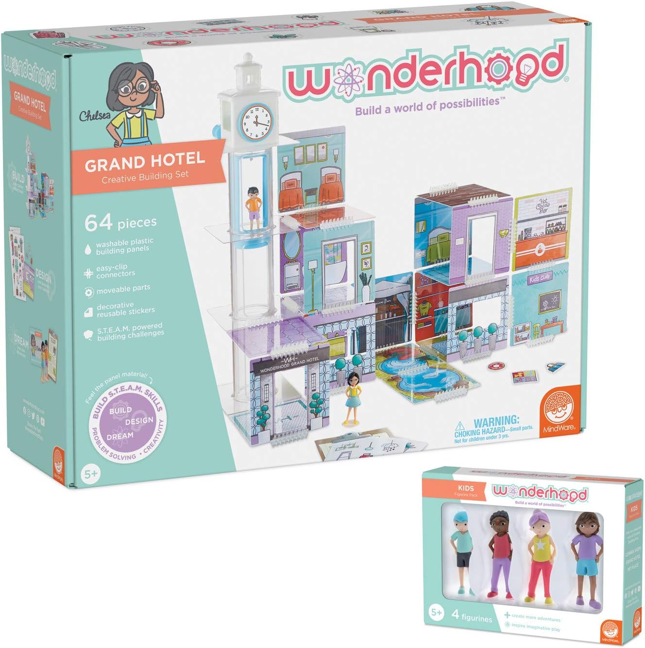 MindWare WONDERHOOD: Grand Hotel and Character Figures