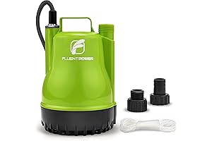 FLUENTPOWER 1/4HP Utility Pump: Drain Water from Various Sources