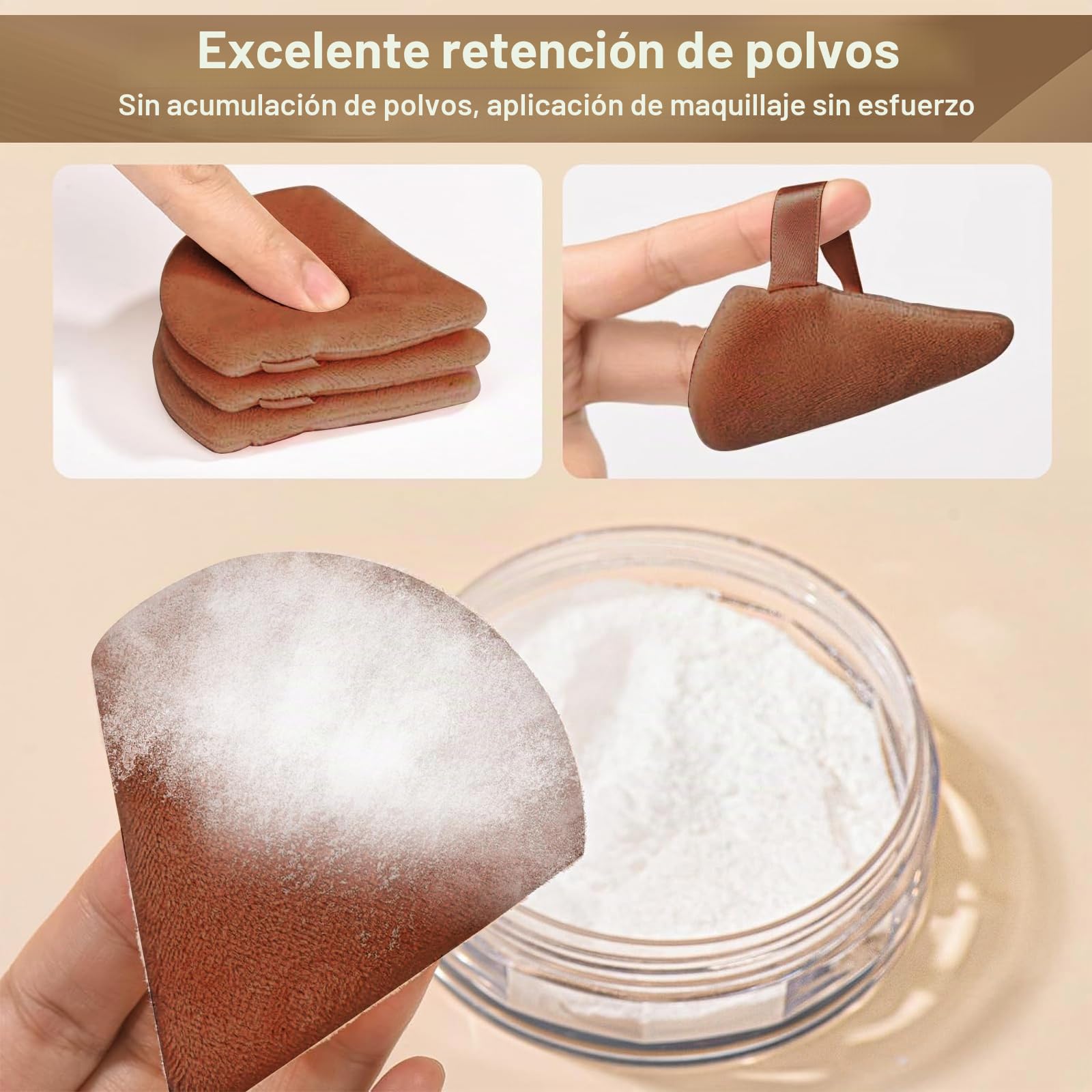Brochas de Maquillaje 40 Piezas, Set Profesional de Brochas de Maquillaje con Esponjas, Banda y Bolsa de Terciopelo, para Base, Polvo, Sombras de Ojos