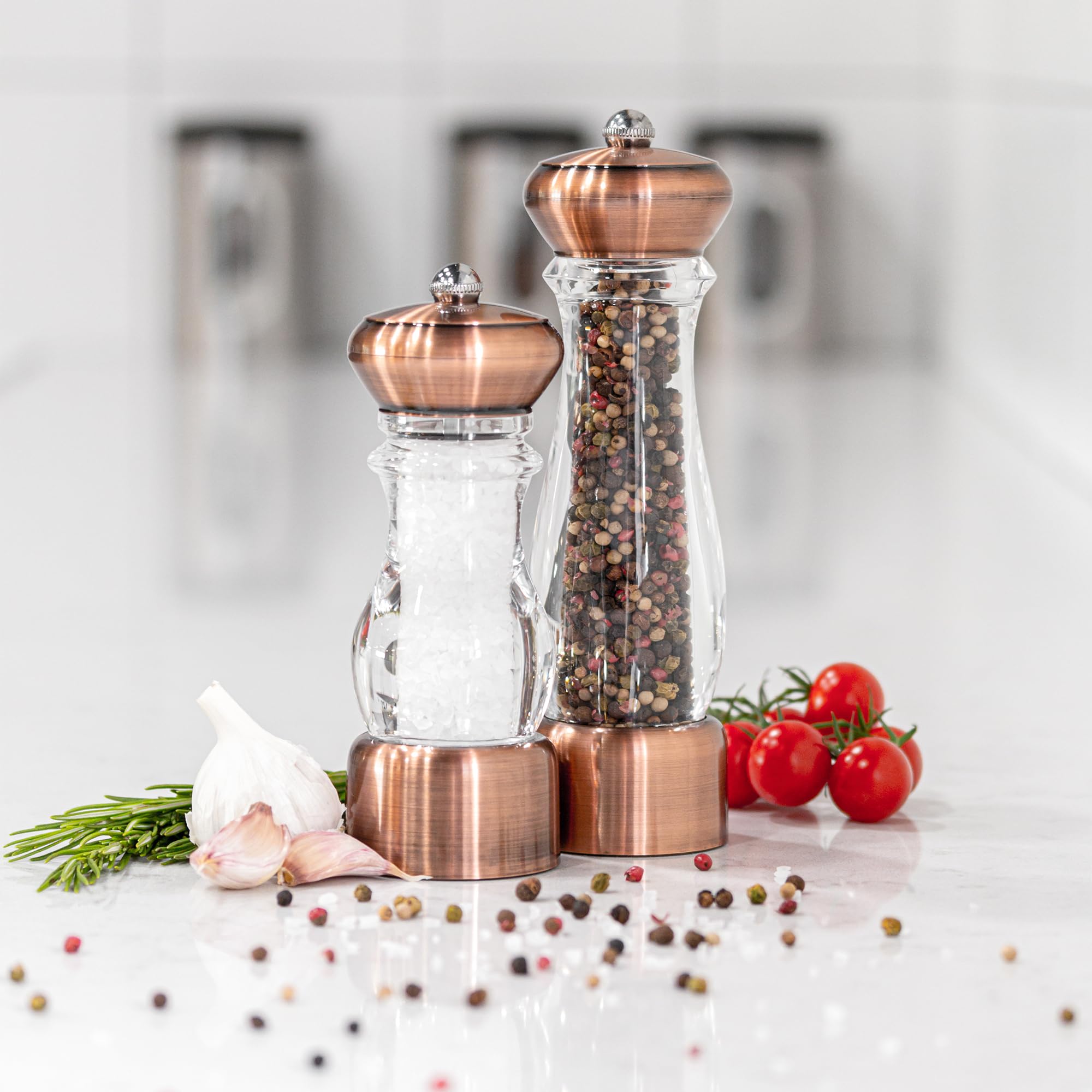 ILSA Macinapepe Smart Plus in acrilico con macina in ceramica h cm 17