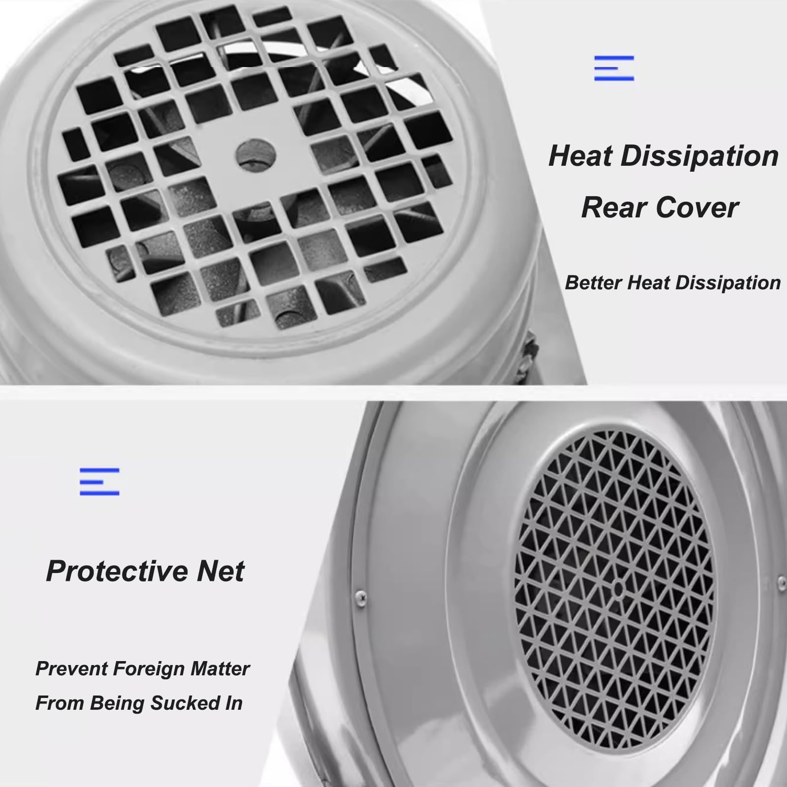Ventilateur Électrique Pour Structures Gonflables, Ventilateur Centrifuge Pour Barbecues, Ventilateur Forgé, Moteur à Fil de Cuivre, Sortie D'air Ronde, Combustion de Chaudière, Produit Gonflable(1100