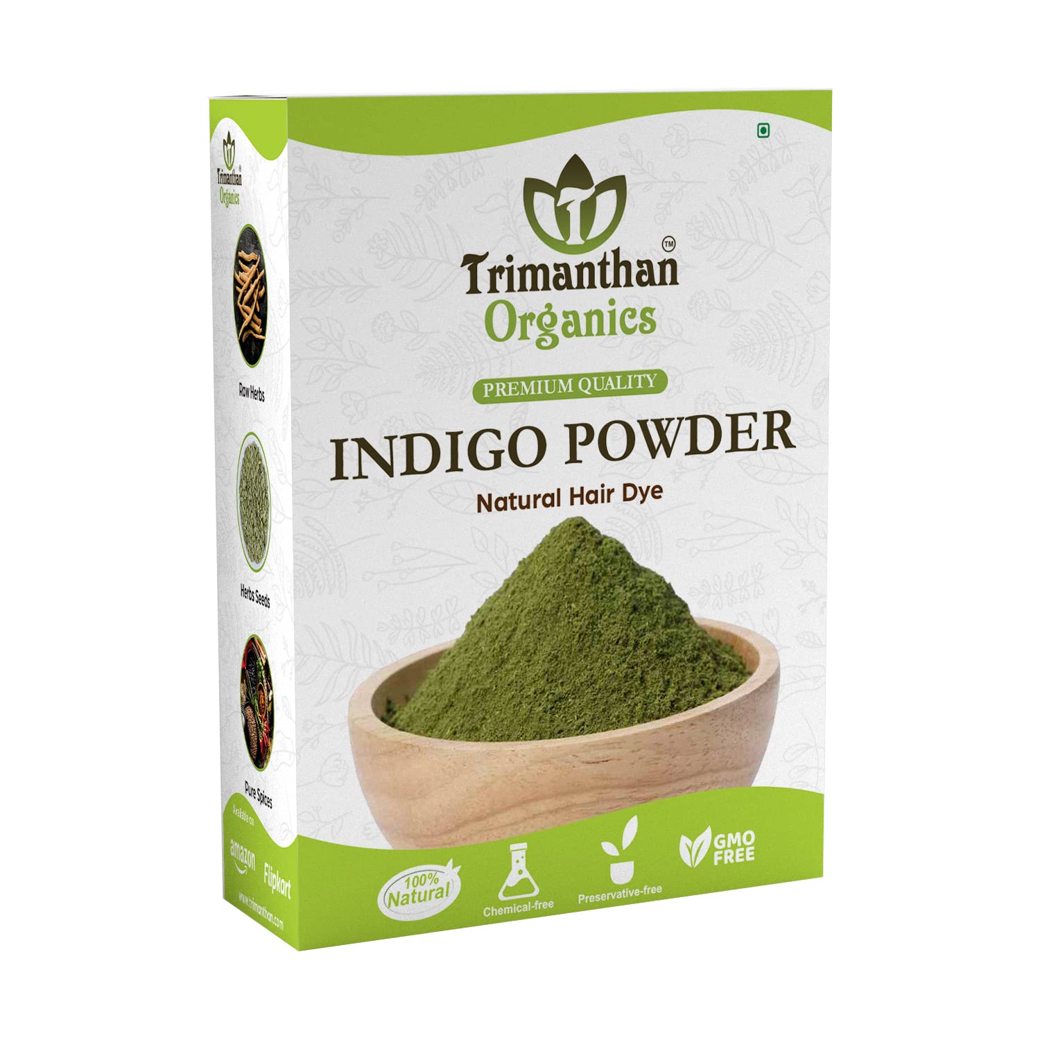 Indigo Powder Organic For Hair (250 GM)