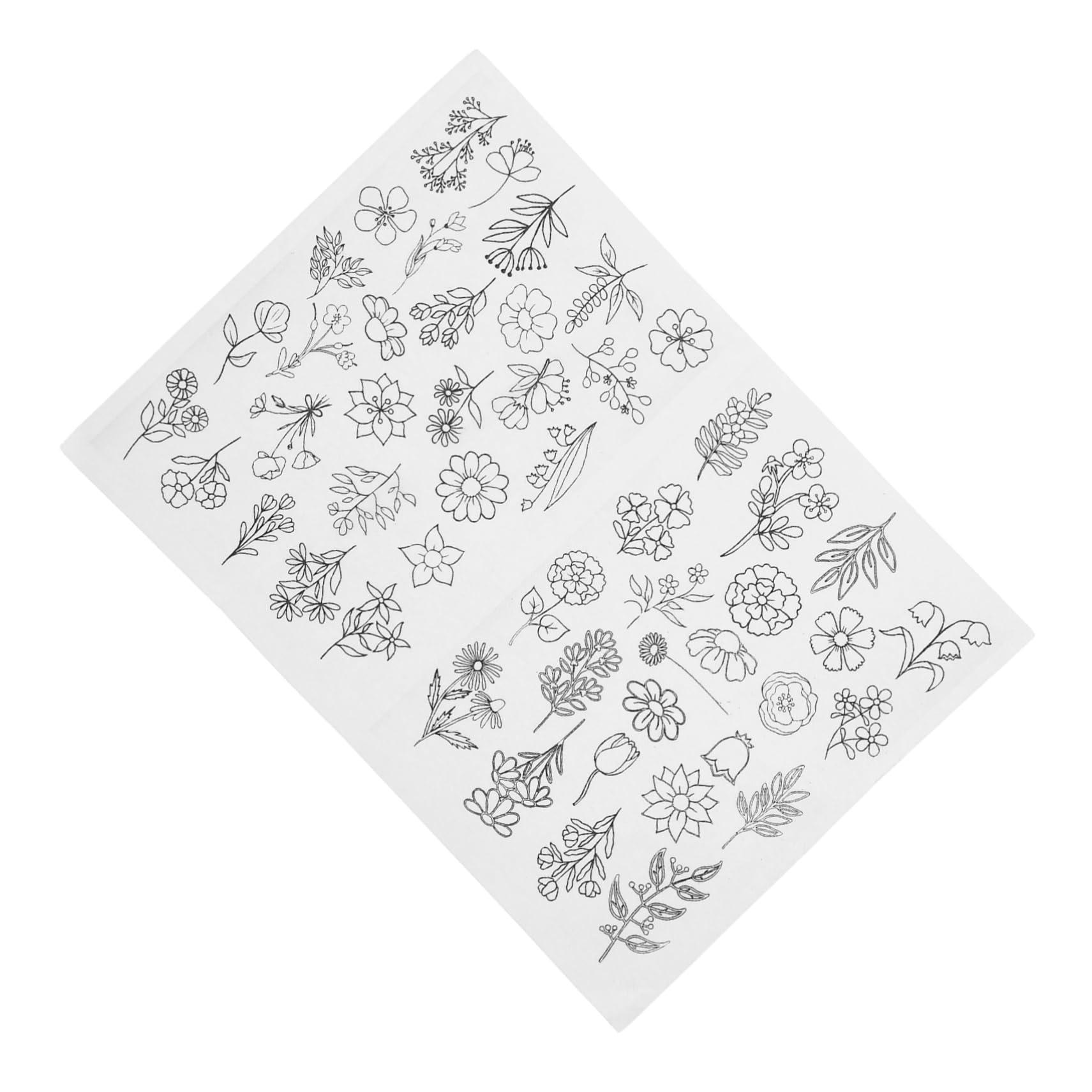 STOBOK 5 Blätter Wasserlöslicher Stabilisator Stickerei Dekorative Stickvliese Stickunterlage Nähen Poly Stickstabilisator Zerreißbares Stickvlies Handnäh-stabilisatoren Stoff Papier