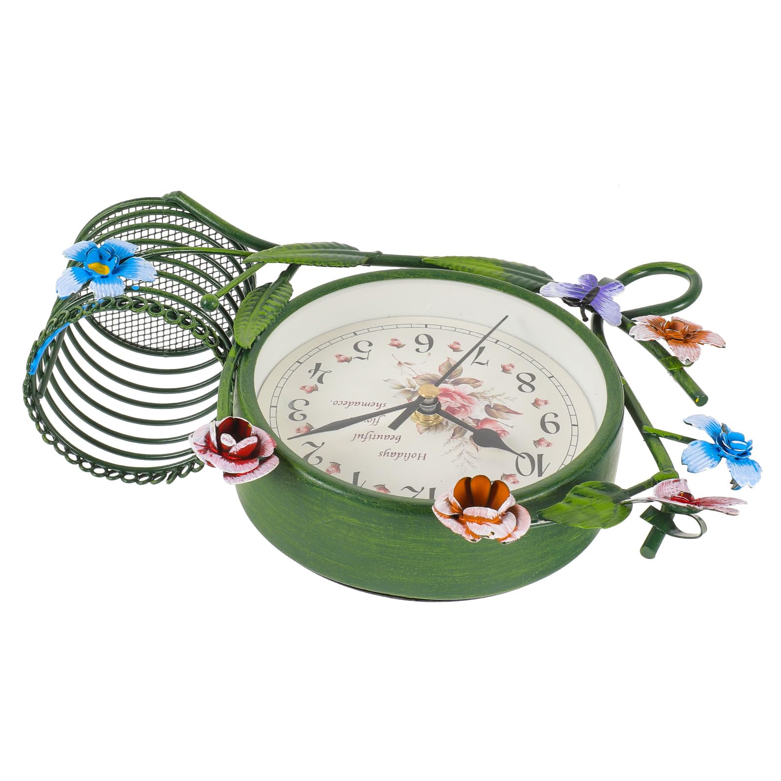 Reloj de hierro estilo europeo YARNOW silencioso retro decorativo de mesa