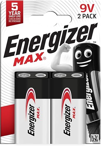 Energizer Batería 9V Max 2-pak, 235483
