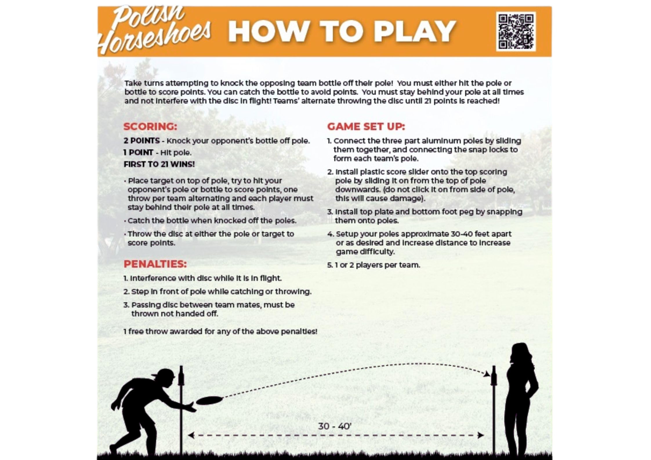Polnische Hufeisen Spiel