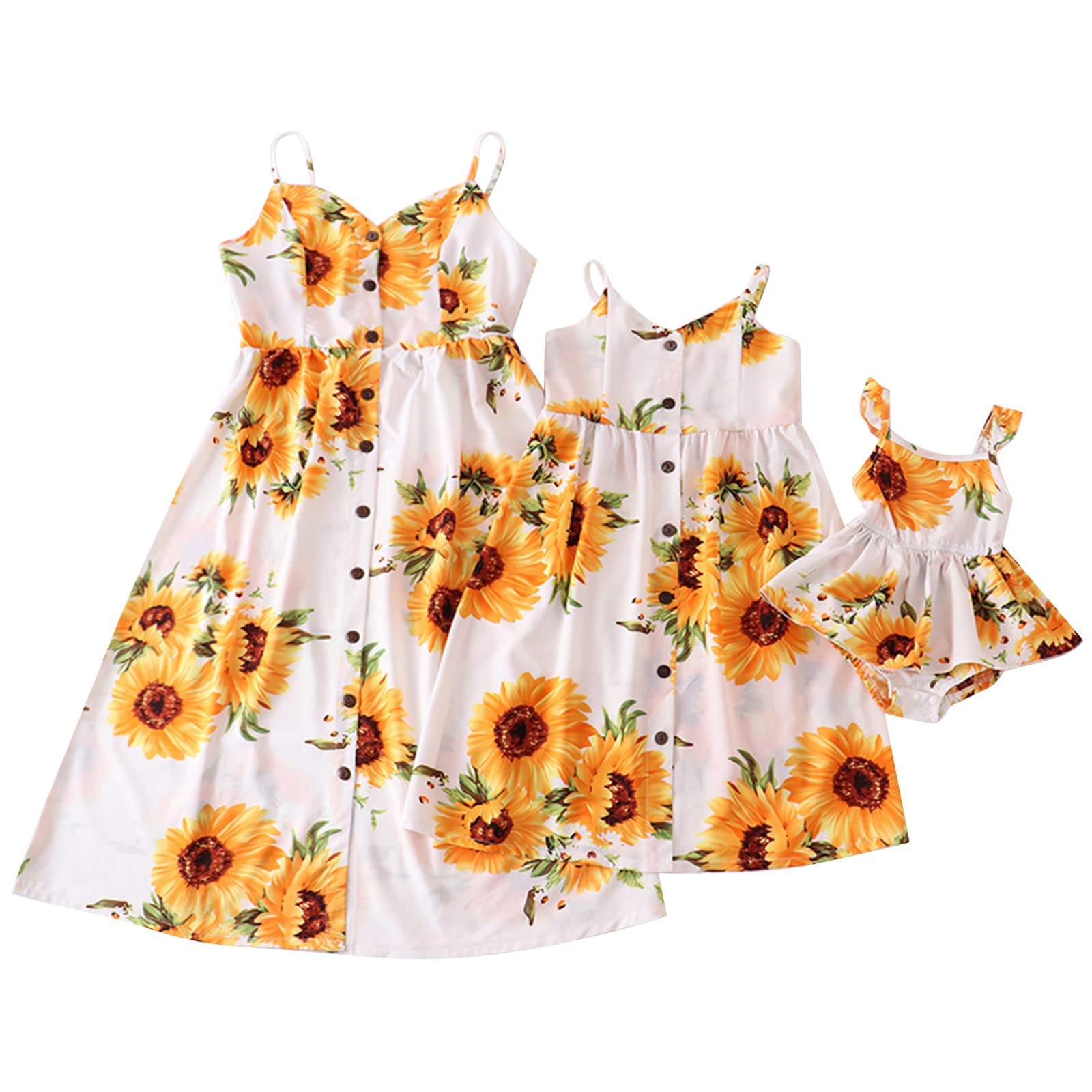 Amazon.com: Mommy and Me Matching Jumpsuits Mom and Daughter Baby Strap  Romper Casual Floral Matching Outfits Summer Clothes (White #12, 12  Months): Clothing, Shoes & Jewelry