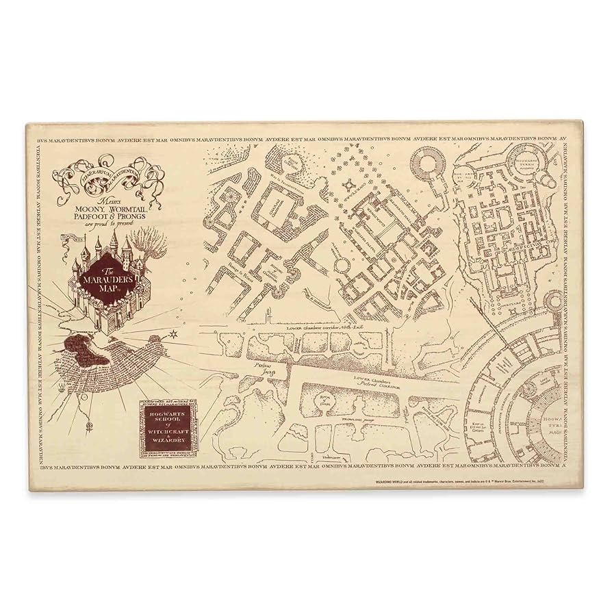 amazon-com-harry-potter-marauder-s-map-wood-wall-decor-vintage-harry-potter-wall-art-for-movie-room-or-kids-bedroom-home-kitchen for Free Printable Harry Potter Marauders Map Amazon.com: Harry Potter Marauder's Map Wood Wall Decor - Vintage Harry Potter Wall Art for Movie Room or Kids' Bedroom : Home & Kitchen for Free Printable Harry Potter Marauders Map