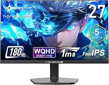 MINIFIRE 27インチ 120Hz 【直接受け渡しで1000円値引き】 Amazon.co.jp: Minifire 27インチ ゲーミングモニター