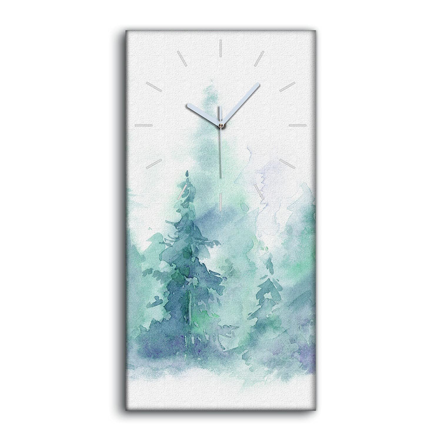 Horloge silencieuse sans tic-tac 30x60cm pour dormir au calme