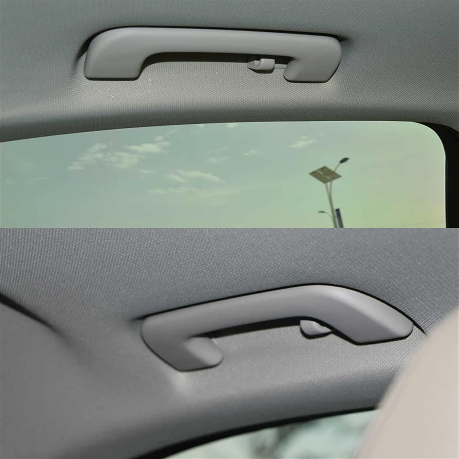 4 pezzi grigio interno anteriore posteriore destro sinistro | maniglie for tetto, for , Q3 Q5 8R A1 A3 A4 B8 A5 A6 C7 per Avant A7, per ALLROAD