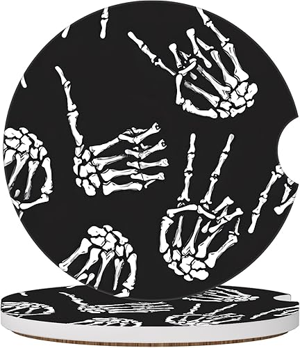 Miniatura 20 de 2 unidades de posavasos de árbol camuflaje para portavasos, posavasos de cerámica para portavasos de coche, posavasos absorbentes para portavasos de