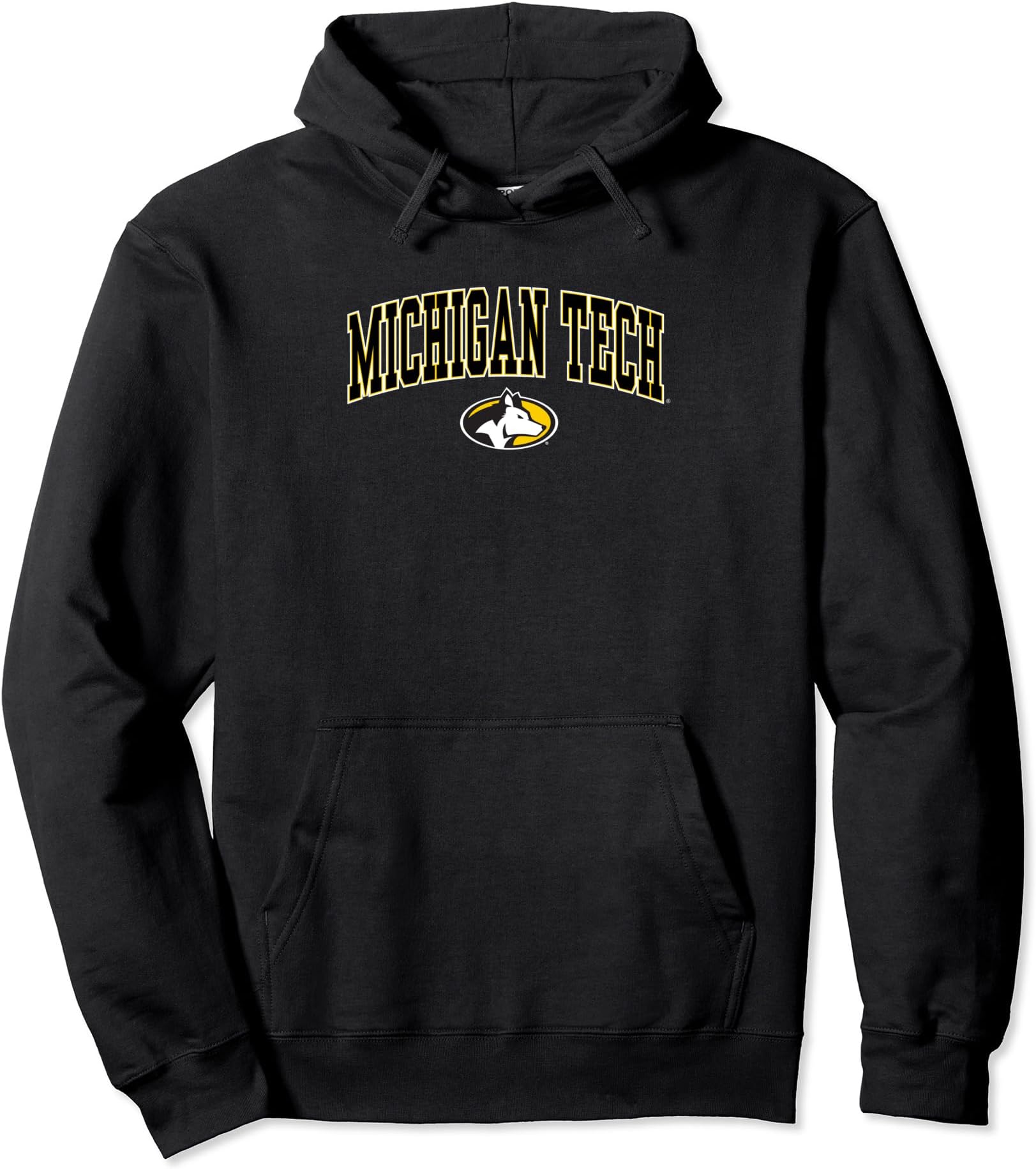 Michigan Tech Huskies Arch Over Officially Licensed Pullover Hoodie
