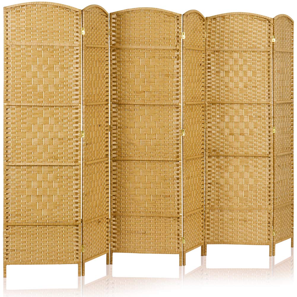 JOSTYLE Room Divider 6ft. Tall Extra Wide Extra Wide Privacy Screen