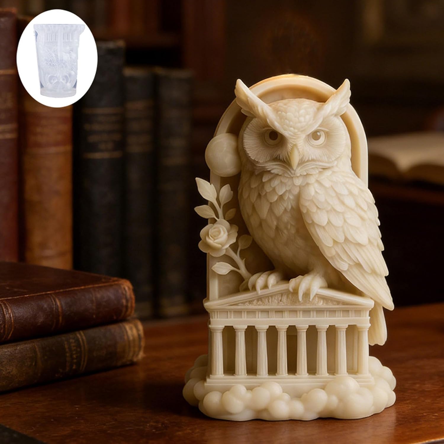 Sturdy Silicone Owl Soap Great for Enthusiasts and Creative Gift Making Food Grade Silicone