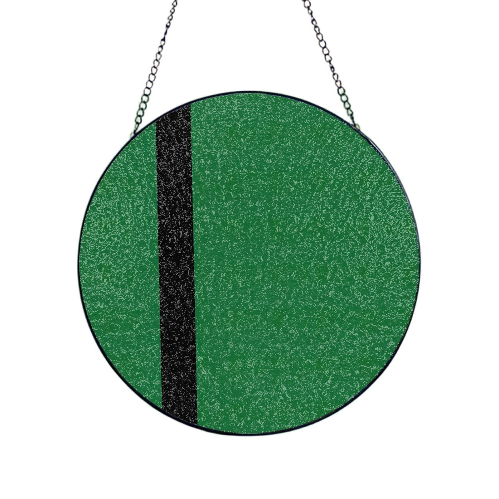 Flag Of The Sultanate Of Delhi Print Glass Sun Catcher For Windows Hanging Garden Ornament Womens Gift