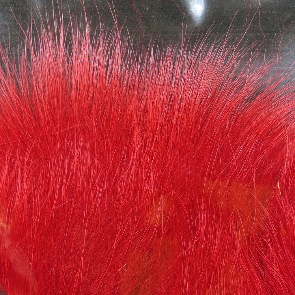 Hareline Fly Tying Arctic Fox Tail Hair – Soft Natural Fur Hair for Streamers, Steelhead & Salmon Flies