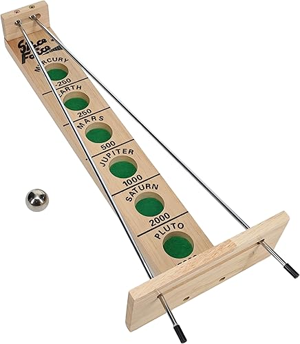 We Games Dispara la Luna de madera maciza, 18 pulgadas