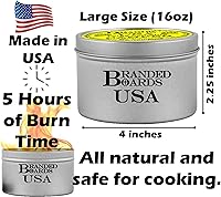 Vista 2 de Hecho en Estados Unidos Hoguera portátil mini en lata Reutilizable y hasta 5 horas de combustión Para picnics, fiestas, S'Mores, regalos