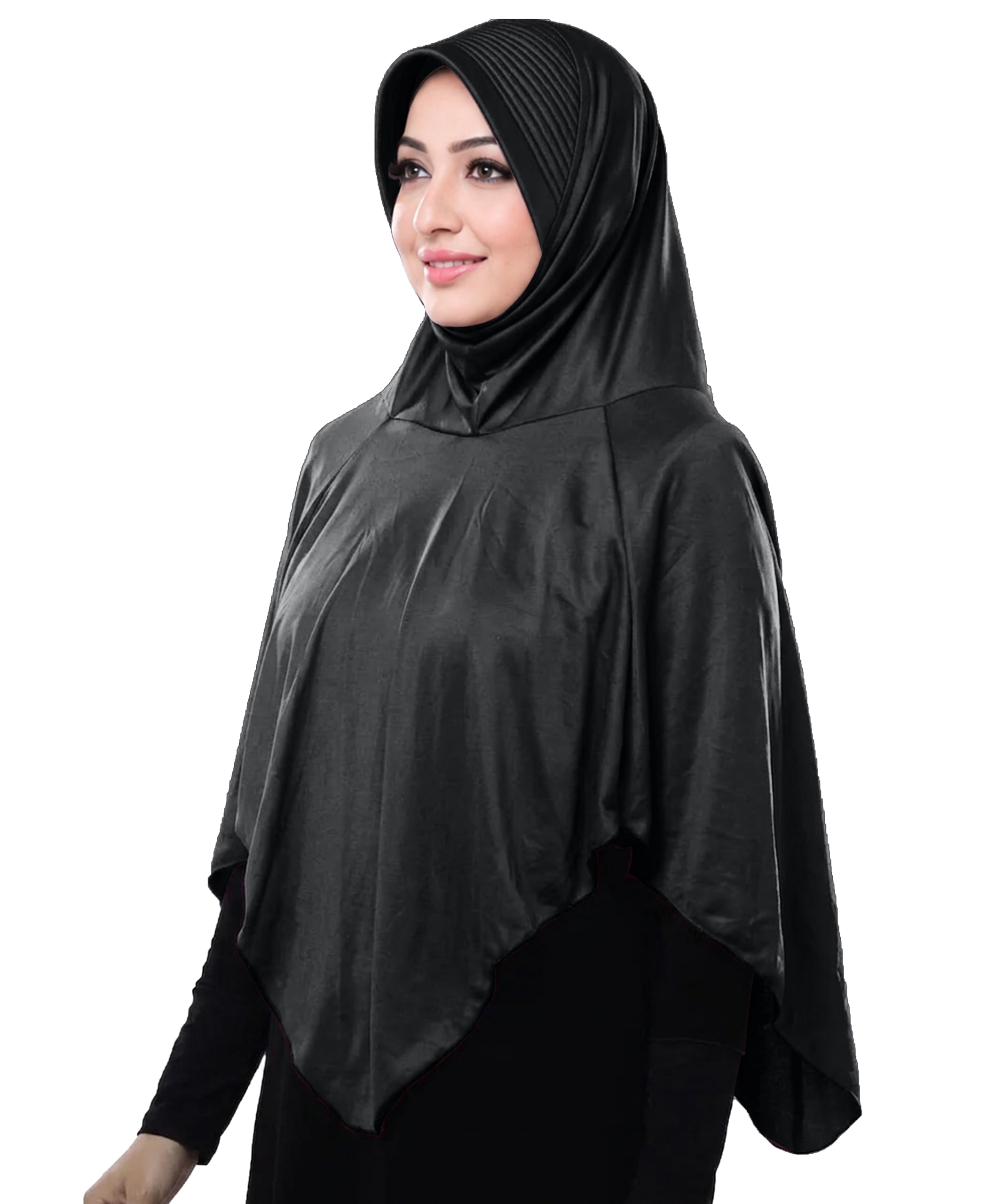 mehar Hijab Women's Modestly Stylish Look Solid Soft Polyester iCRA fabric Nabah Hijab-picture-29