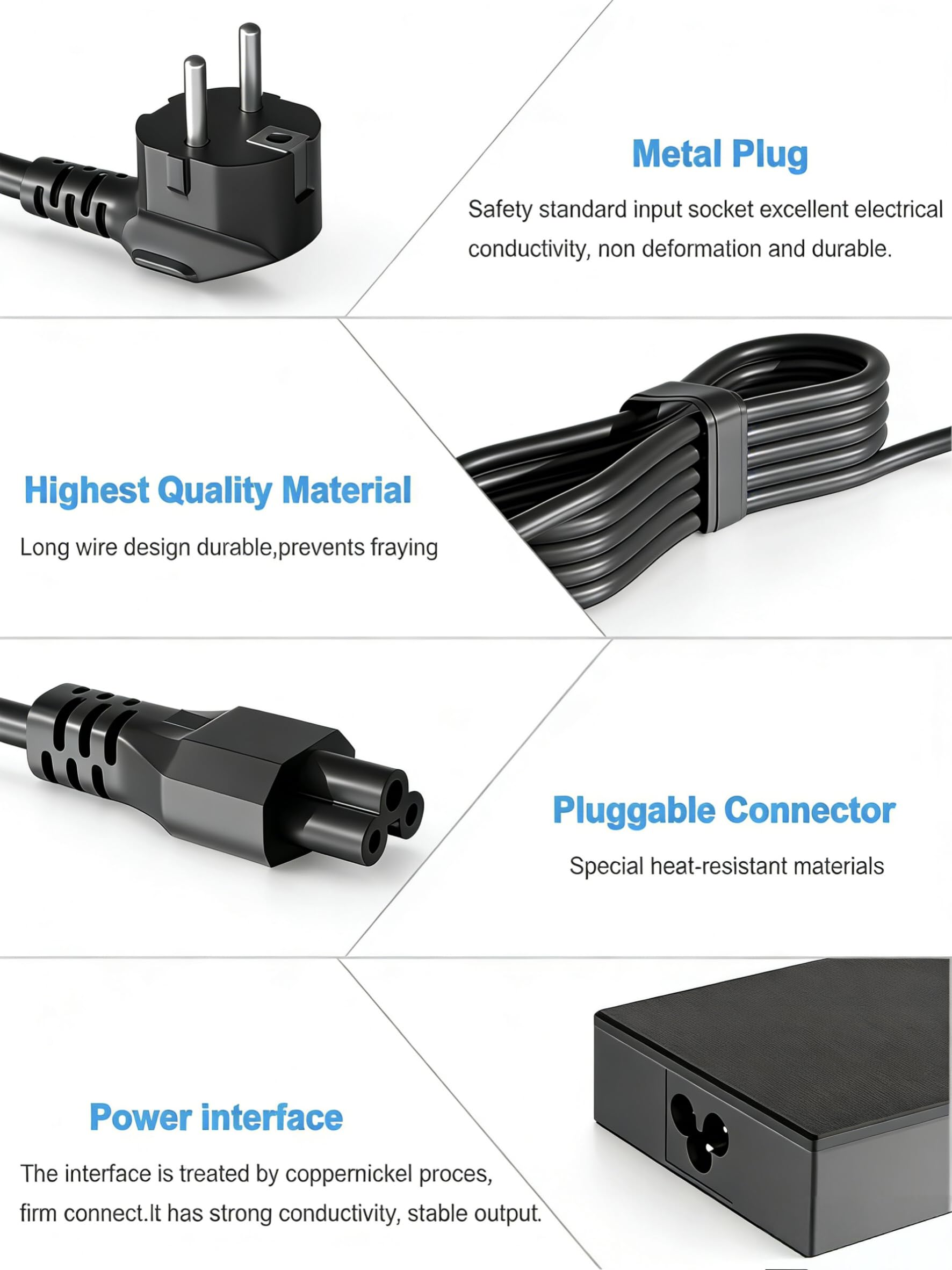 Chargeur 200 W 150 W pour Asus Vivobook Pro 15 OLED Vivobook Pro 15 OLED Q533M Q533MJ Q543 Q543MJ Q543MV N6506CU N6506 20 V 10 A A20-200P1A ADP-200JB D 4 ,5 * 3Adaptateur d'alimentation 0 mm