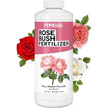 Rose Bush Fertilizer Liquid Plant Food for More Blooms, 8 oz