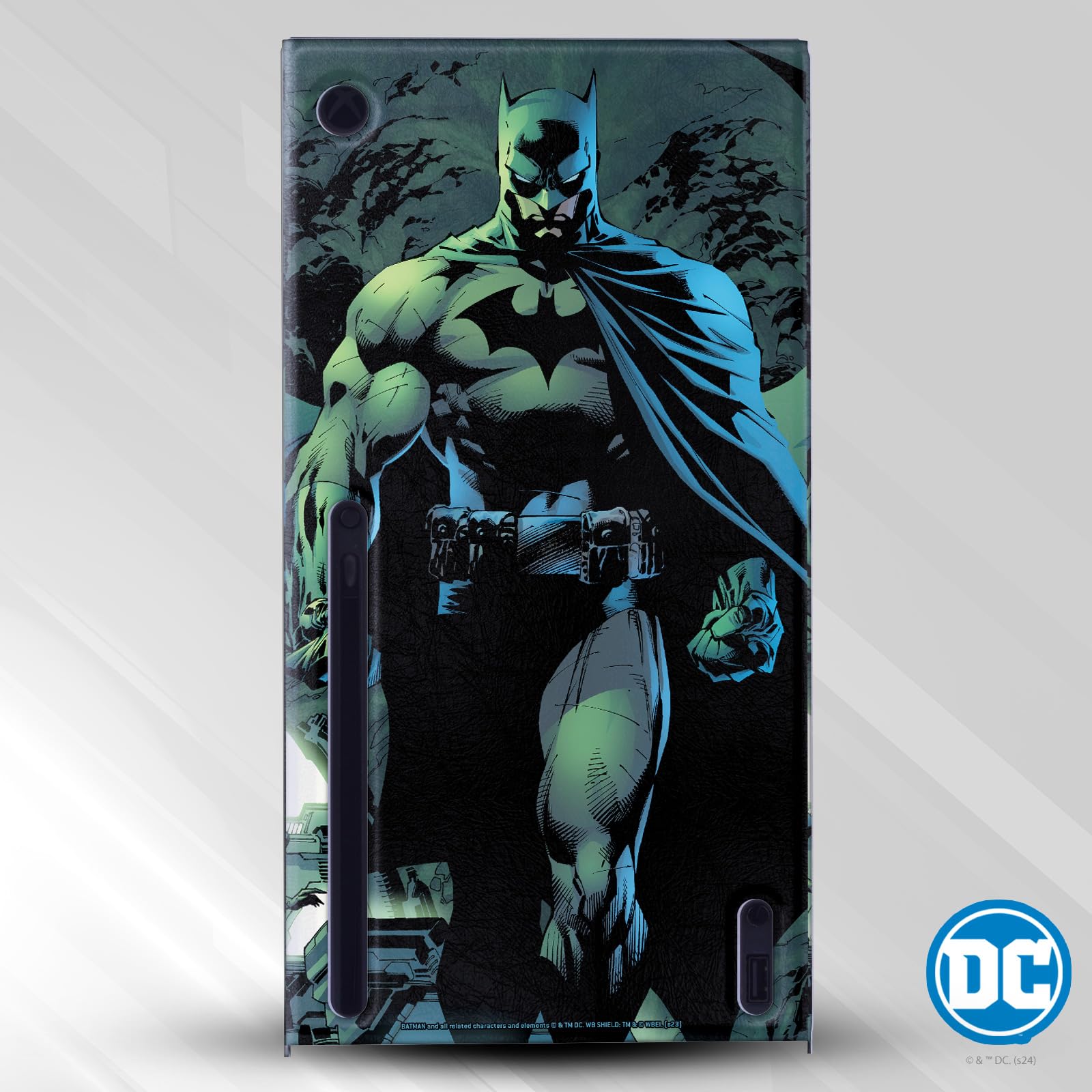Head Case Designs Sous Licence Officielle Batman DC Comics Costume Hush Logos Et Bandes Dessinées Enveloppement De Console De Jeu Et Skins Pour Manette De Jeu Ensemble compatible avec Xbox Series X