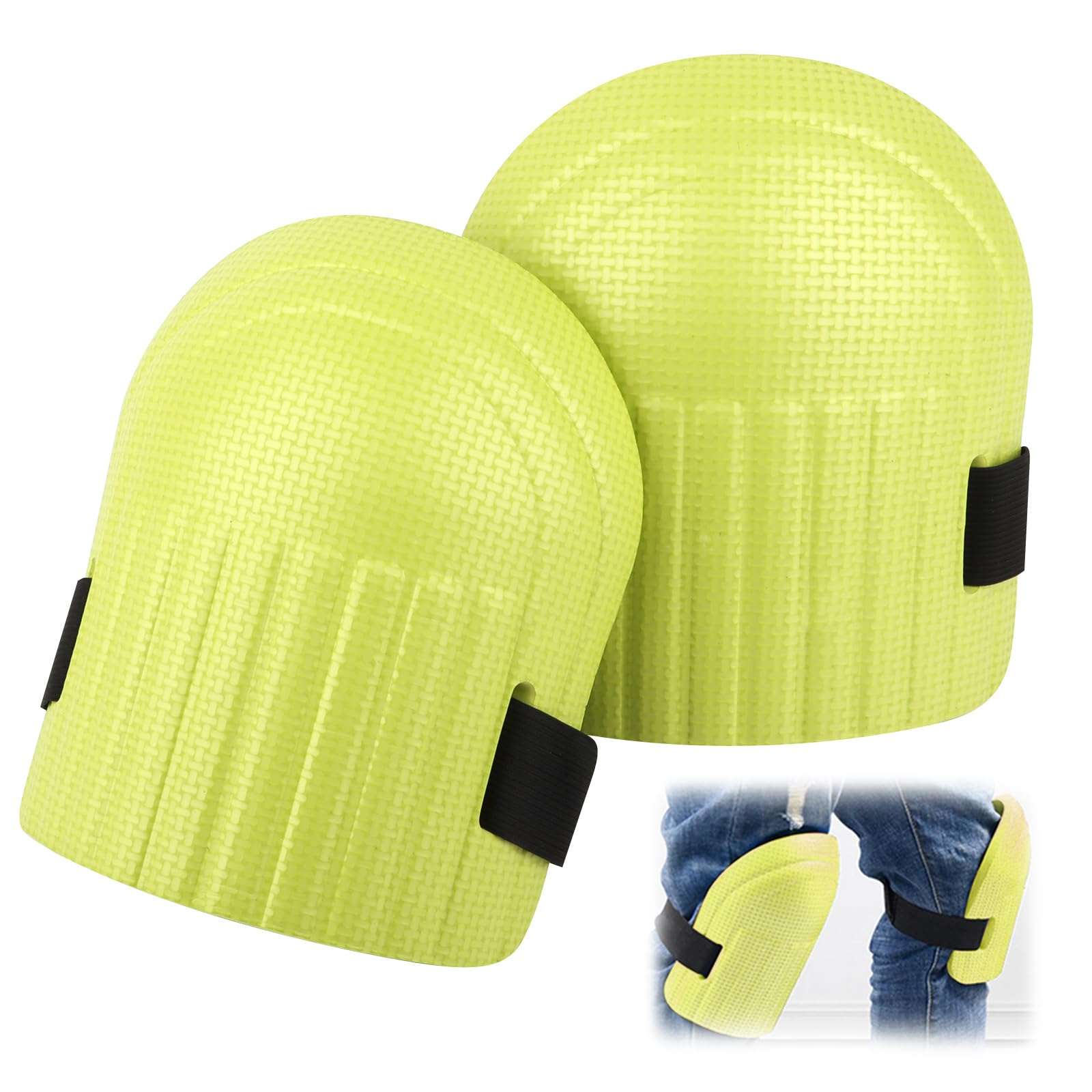 Genouillères Travail Genouillères Professionnelles Preciva - Rembourrage Gel Confort - Pour Jardinage Et Construction Sangles Velcro Réglables