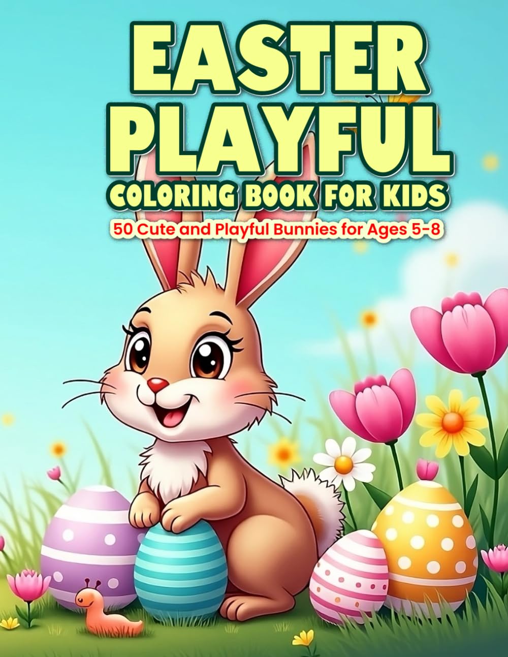 Amazon | Easter Coloring book 2025: Playful Easter kids coloring book