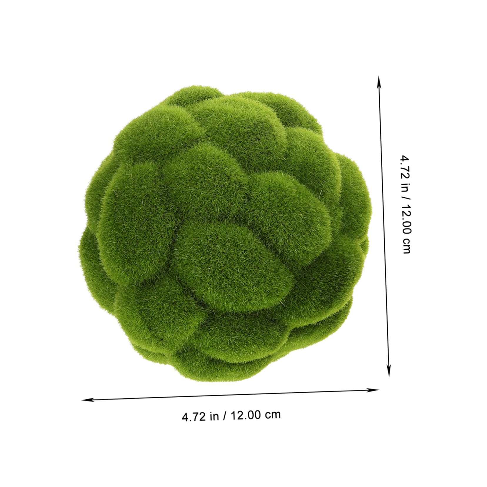 Cabilock 8 Stck. Künstliche Mooskugel Dekoration Realistische Topiary Bälle für Garten Hochzeit und Innenräume Pflegeleicht und Langlebig