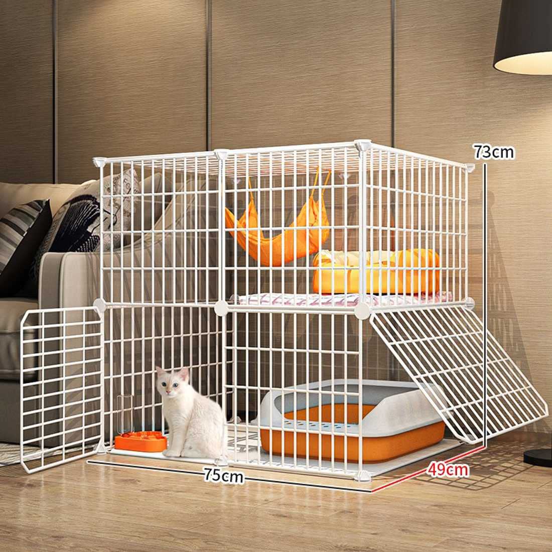 猫 ケージ キャットケージ ペットケージ Amazon.co.jp: 猫ケージ 1段/2段 猫用ケージ キャットケージ 小型