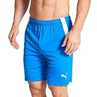 Puma Men's TeamLIGA Shorts, Electric Blue Lemonade