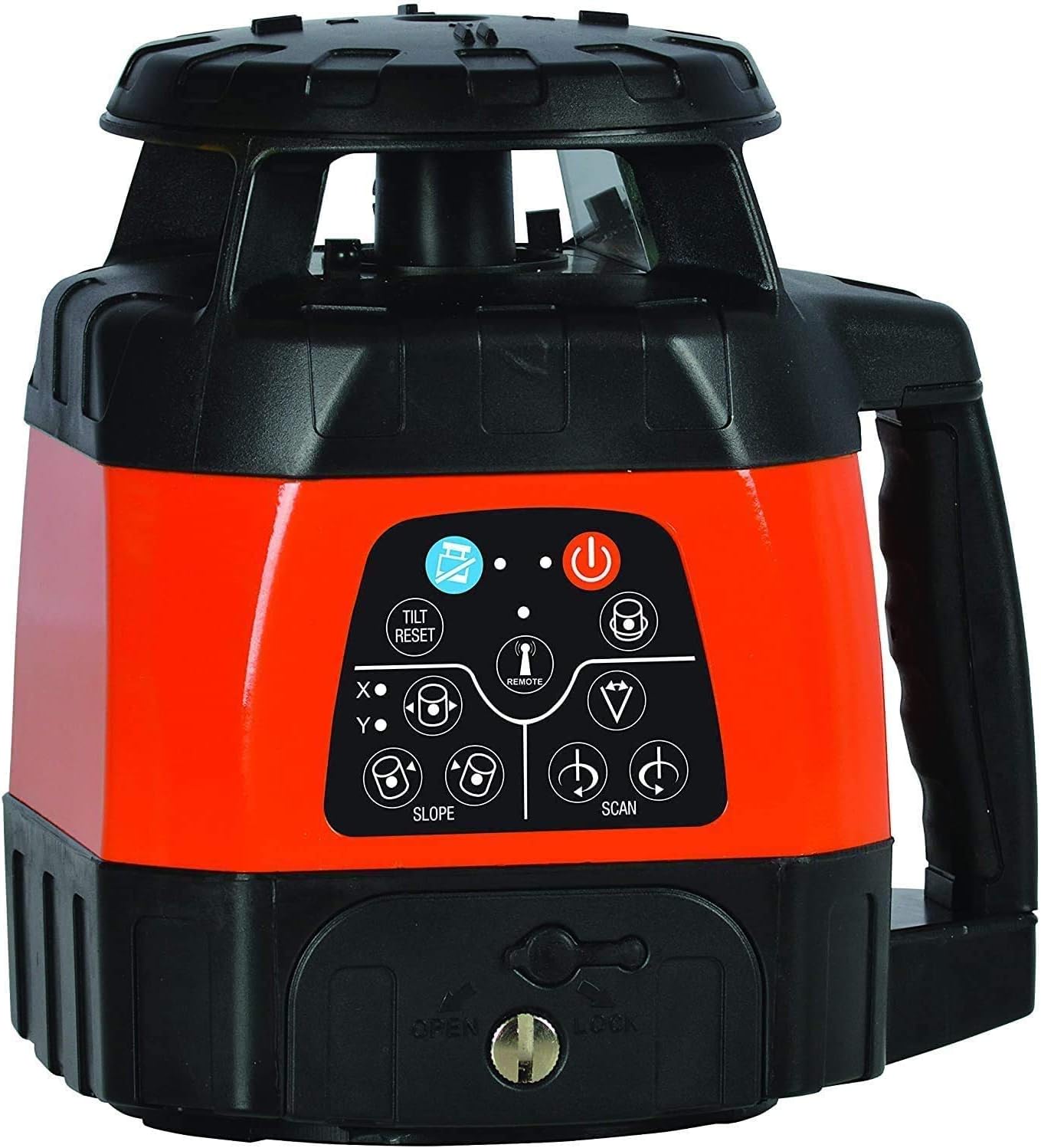 Johnson Level & Tool 99-028K Electronic Self-Leveling Dual Slope Horizontal/Vertical Rotary Laser System, Red, 1 Kit : Everything Else