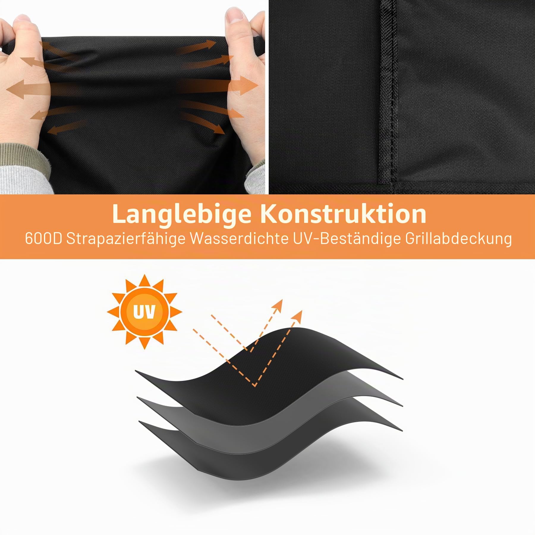 wasserdichte Abdeckung für großes grünes Ei, Keramik-Grillabdeckung Outdoor-Grillabdeckung, wetterbeständiges BBQ-Grillzubehör, Anti-Fade Stoff