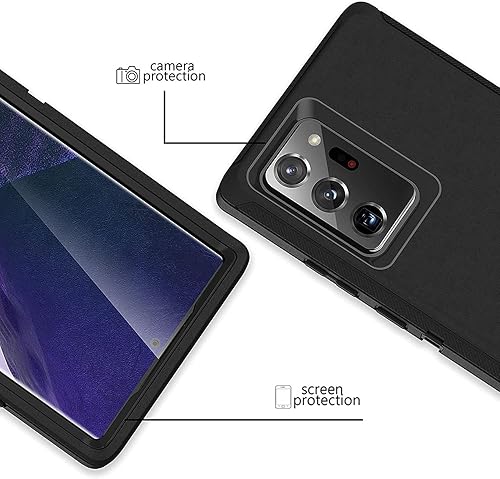 Miniatura 6 de Funda para Samsung Galaxy A52 5G para Samsung Galaxy A52 5G, funda militar a prueba de golpes, resistente, protección 3 en 1 para Galaxy A52 5G