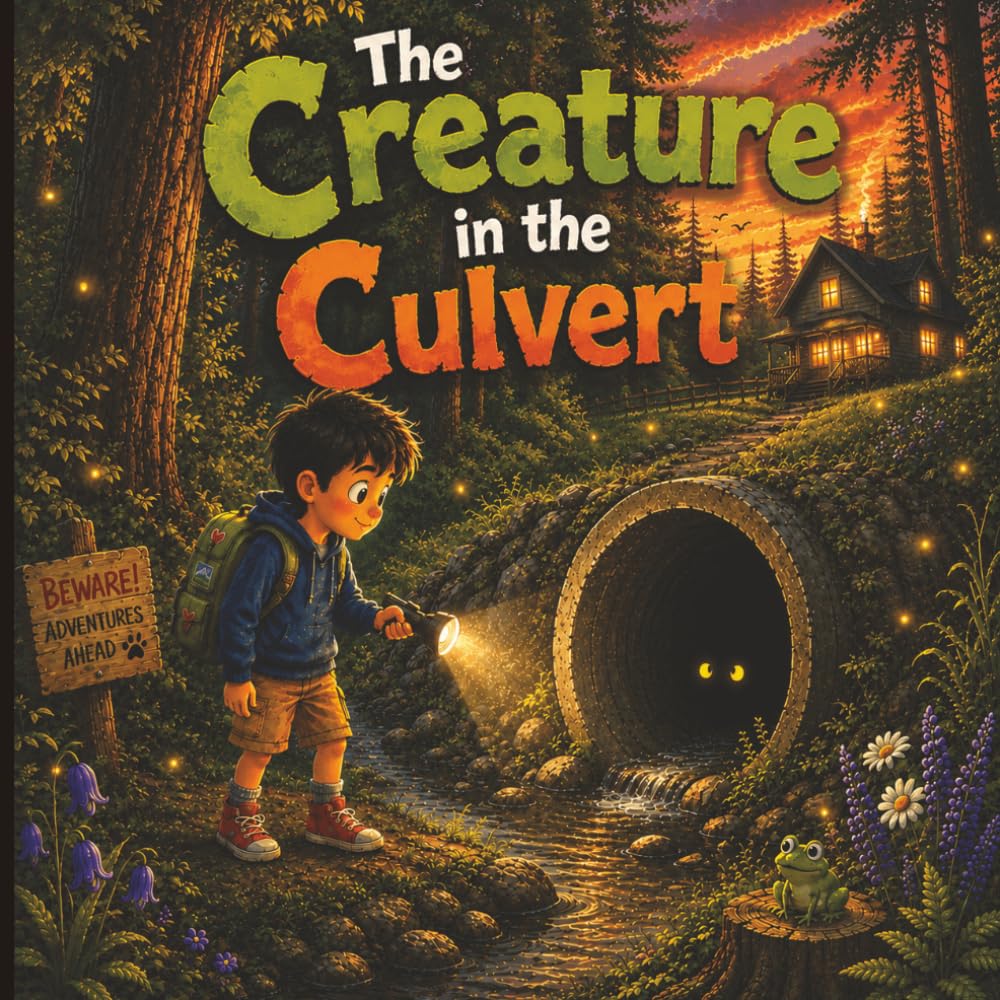 The Creature in the Culvert: Children's book for age 3-6. Sometimes the scariest mysteries become the very best friendships.
