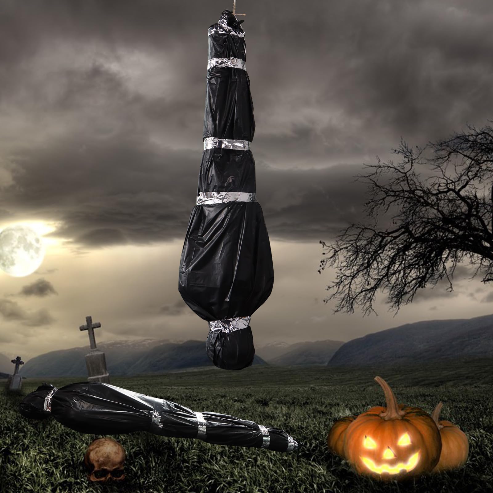 Halloween décorations faux cadavre pour amateurs de grand frisson