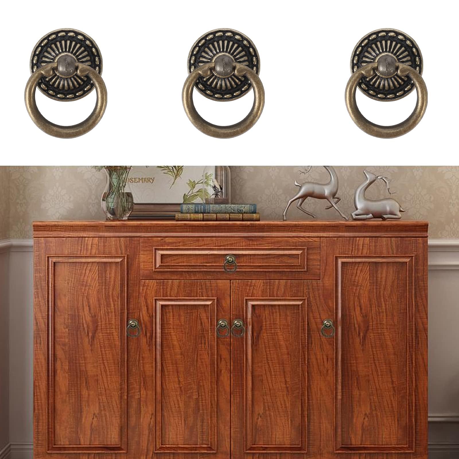 6 Pezzi Maniglie per Mobili Vintage Maniglie Cassetti Maniglie per Armadi Porte Armadi Cassetti Armadietti Cassettiere 32cm
