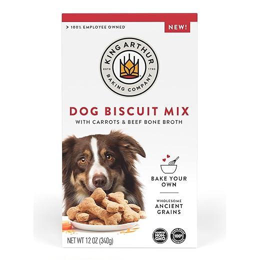 Homemade Dog Biscuit Mix with Broth