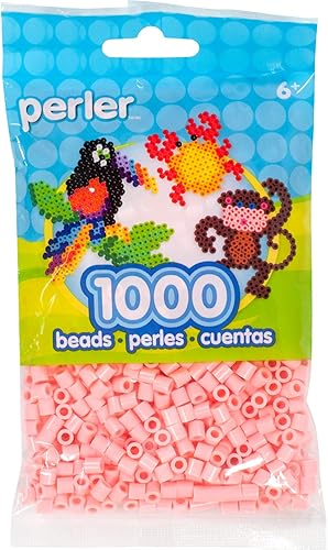 Perler Cuentas fusibles para manualidades, 1000 unidades, rosa flamenco