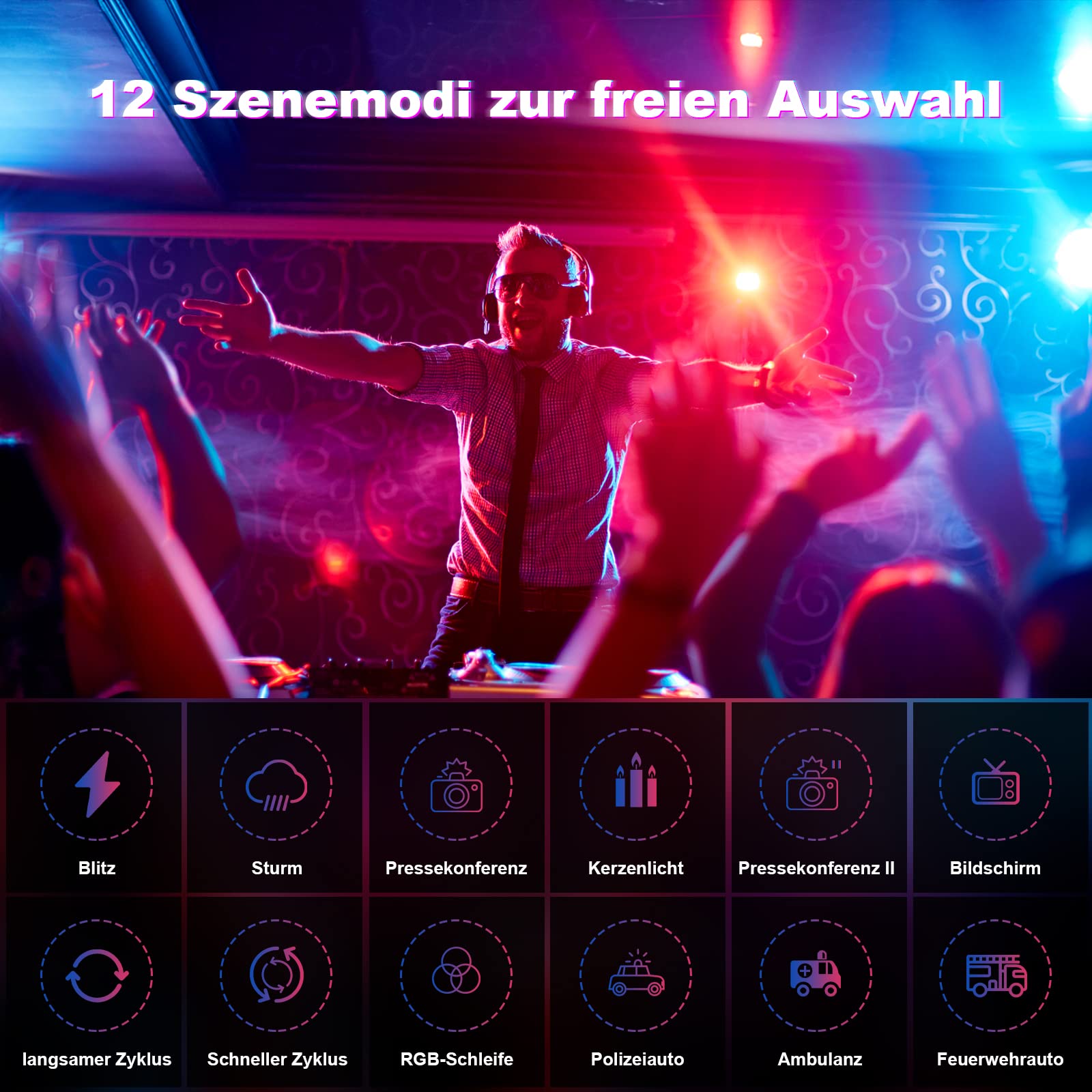 SOONPHO LED Videoleuchte RGB Lichtstab Fotografie 360° Drehung Mini Magnetisch anziehbar Handheld Fotografie Licht mit Eingebautem Akku 2500-9000K RGB für Anime Figur Schießen