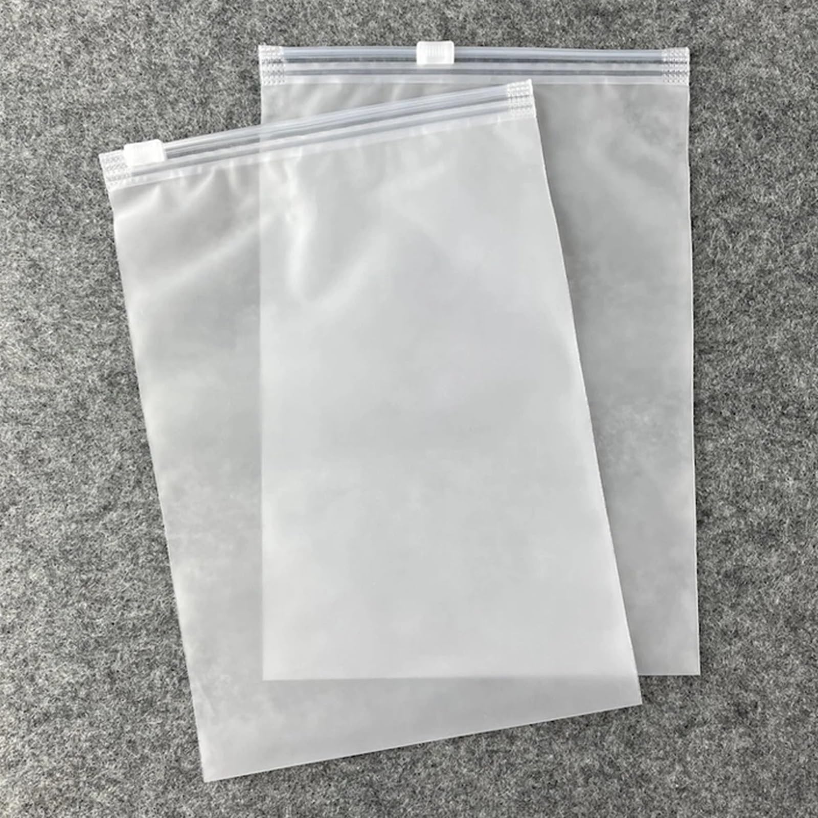 bolsa con cierre, 40 bolsas de plástico impermeables y a prueba polvo con cierre hermético, viaje, planas CPE deslizante, bolsa for guardar ropa interior(20x30cm(40PCS))