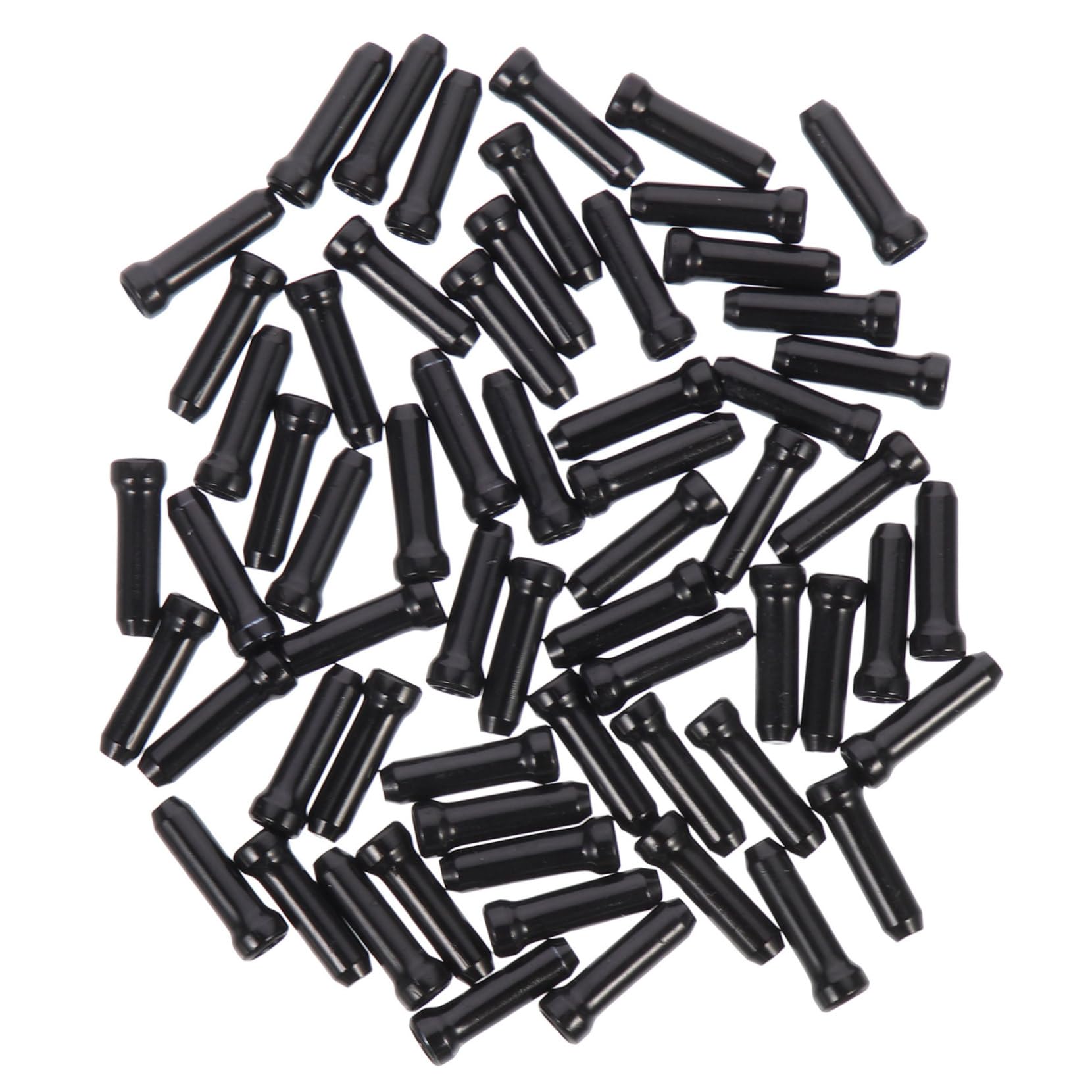 GAROZATION Aluminum Alloy Bike Brake Cable End Caps 50pcs Bicycle Cable End Caps Easy to Install