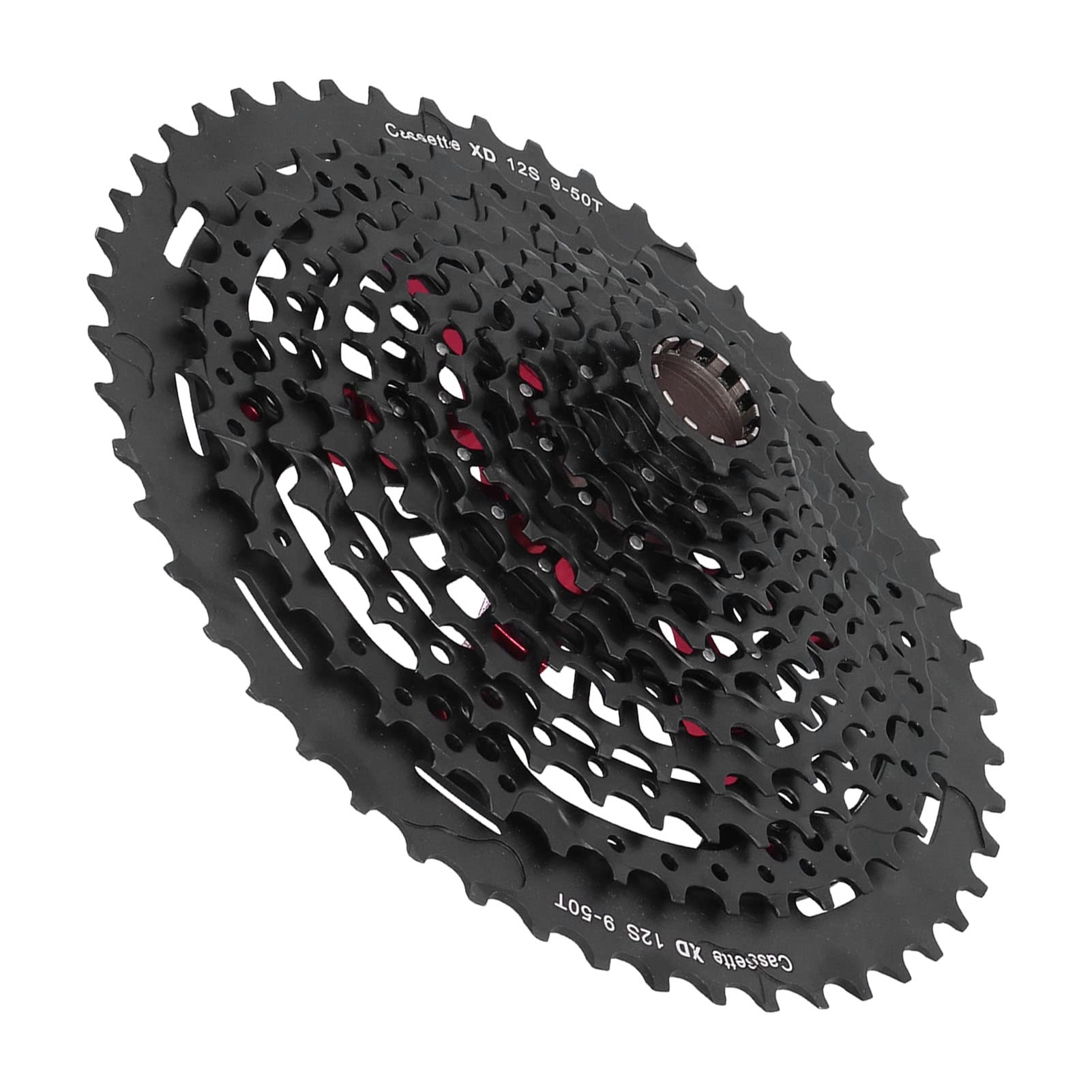 aqxreight Cassette de Aleación de Aluminio para Volante de Bicicleta de 12 Velocidades, Accesorio del 9 50T Xd para Conducción Silenciosa