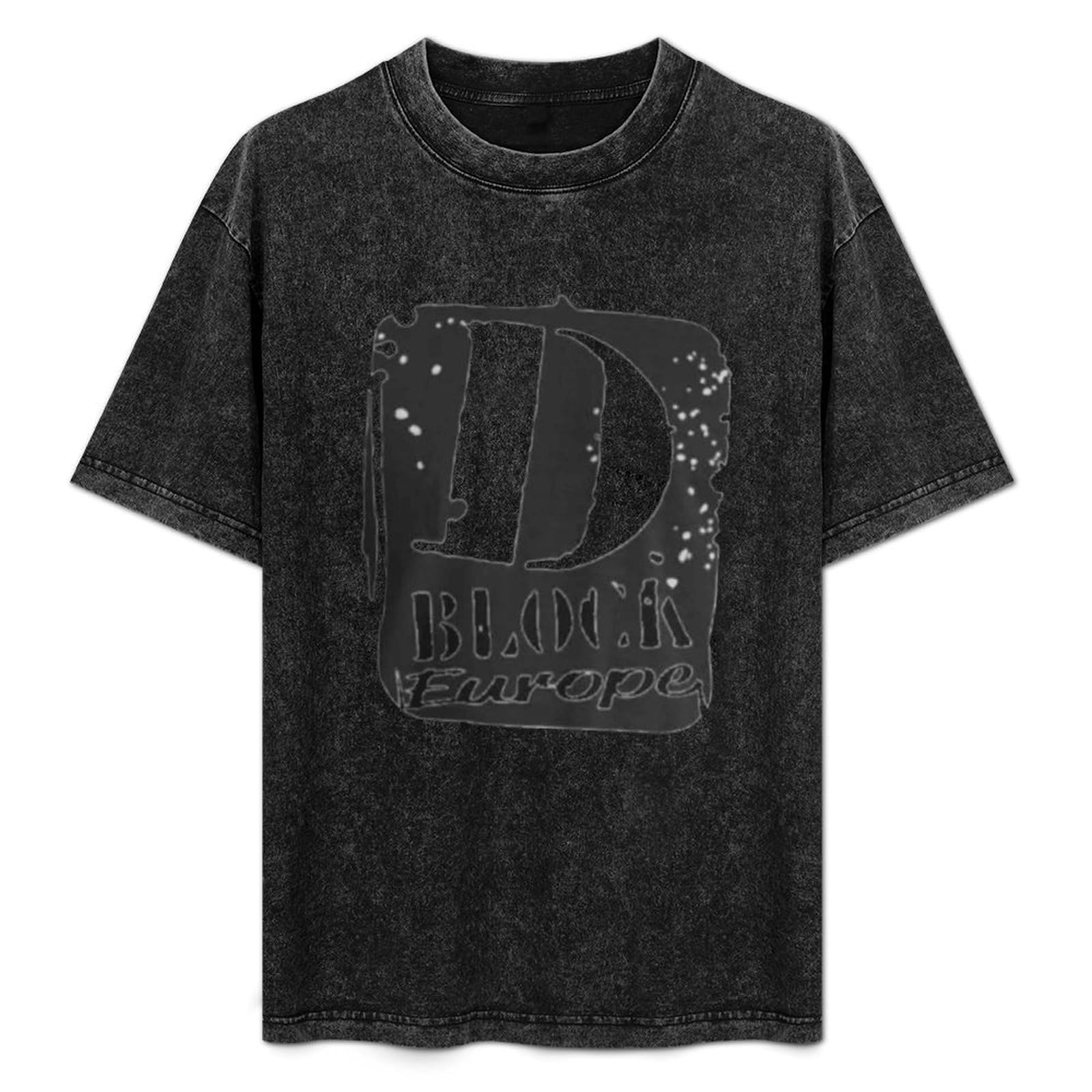 Kesihanxianguo Unisex Black D-Block Europe Essential Printed T-Shirt Mens Tee Shirt M