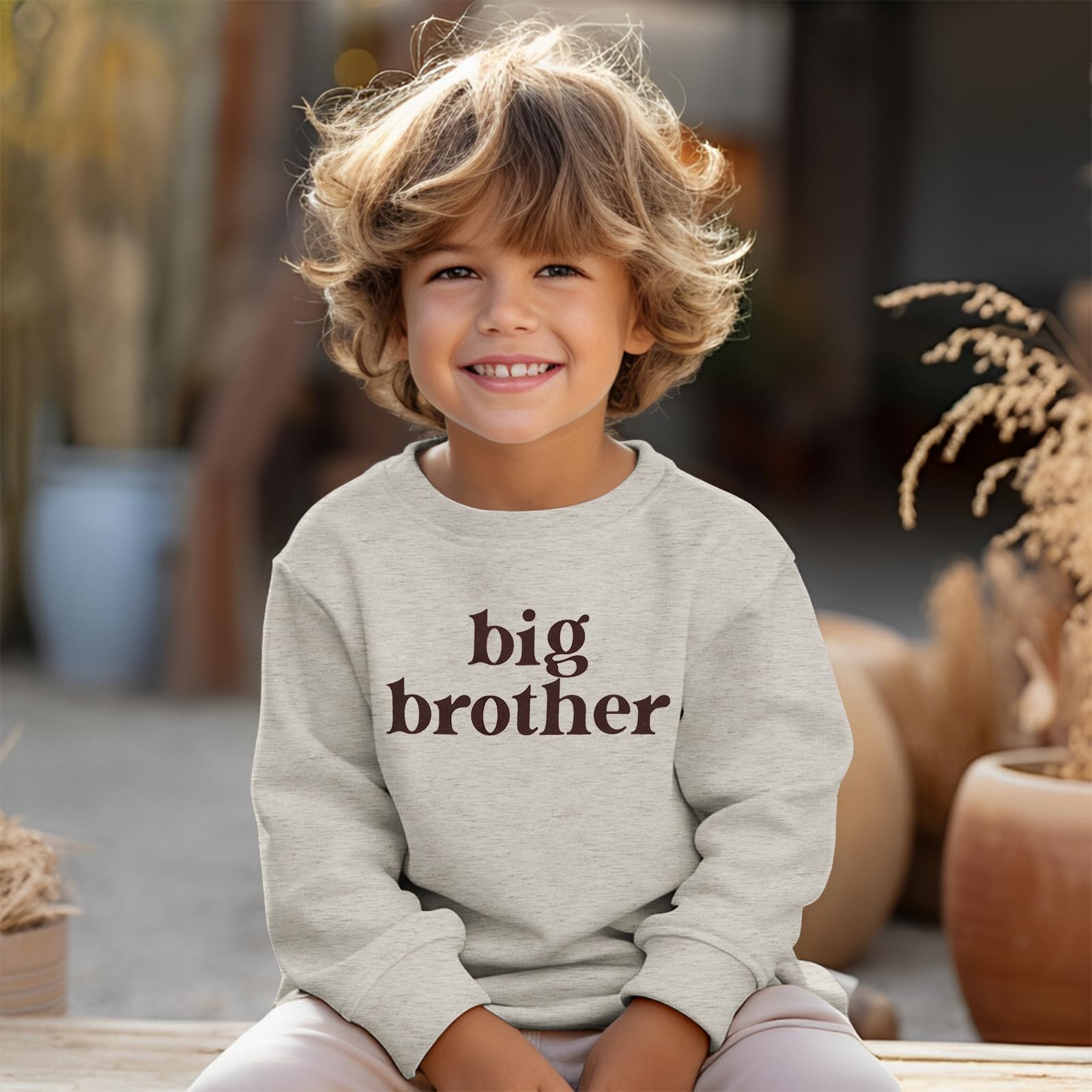 CM C&M WODRO Big Brother Baby Pullover Großer Bruder Sweatshirt Jungen Kinder Kleidung Neugeborenen Outfit Rundhals Langarm Oberteile Autumn Winter Pulli Geschwister Matching Babykleidung