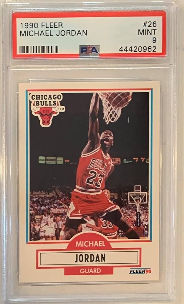 その他 Fleer Michael Jordan DOE PSA 9 Amazon.com: 1990 Fleer Michael Jordan #26 – PSA 9 Graded