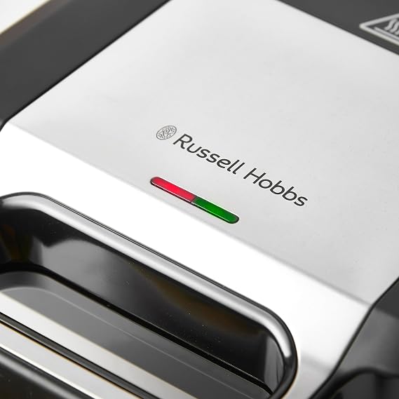 Russell Hobbs 3-in-1 Multifunctional Device with Removable Plates Black