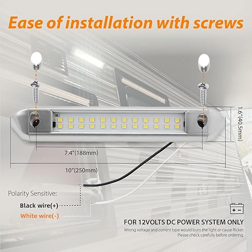 Miniatura 6 de Dream Lighting Paquete de 2 lámparas de LED.